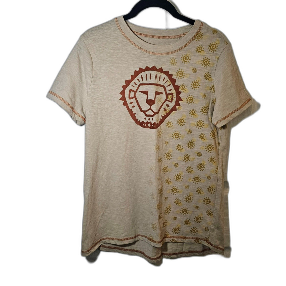 Unisex Adult Tan Disney Parks Lion King T-shirt Medium